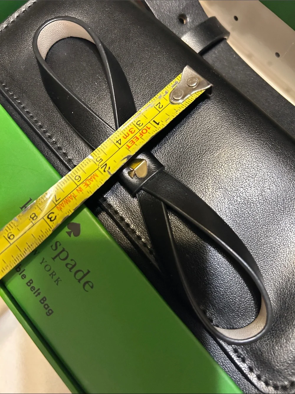 kate spade Black Leather Bow Card & Key Holder